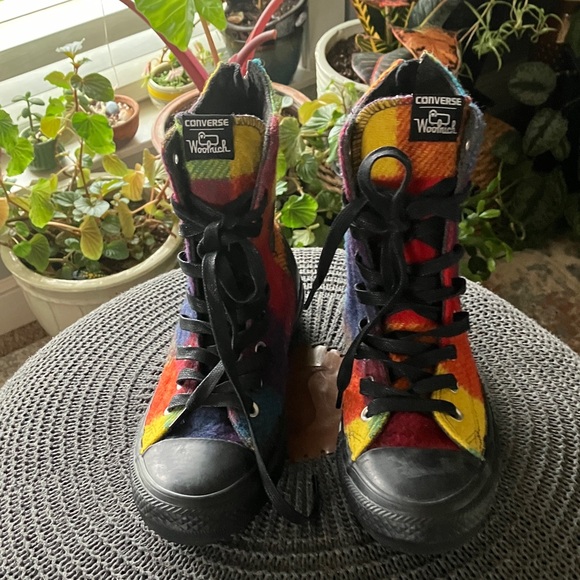 Converse woolrich chuck Taylor Colorful High-Top Sneakers size 6 - Picture 2 of 9
